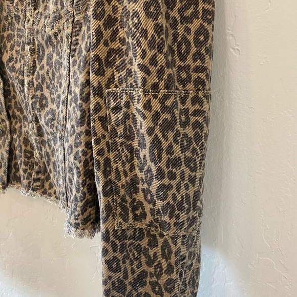 Leopard denim jacket - Picture 3 of 4